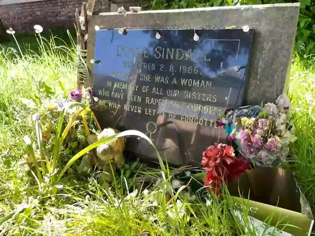 A memorial for Diane Sindall, who was murdered in Merseyside in 1986 (PA)
