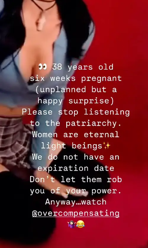 The actress shared a bizarre post on her Story (Instagram/@meganfox)