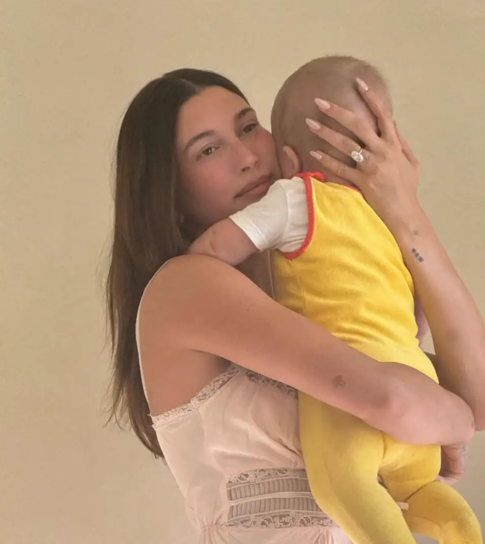 Hailey Bieber has been dragged into the controversy surrounding her husband Justin's latest Instagram post (Instagram/haileybieber)