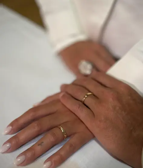 The couple confirmed that they tied the knot on 11 August, 2026 (@georginagio/Instagram)