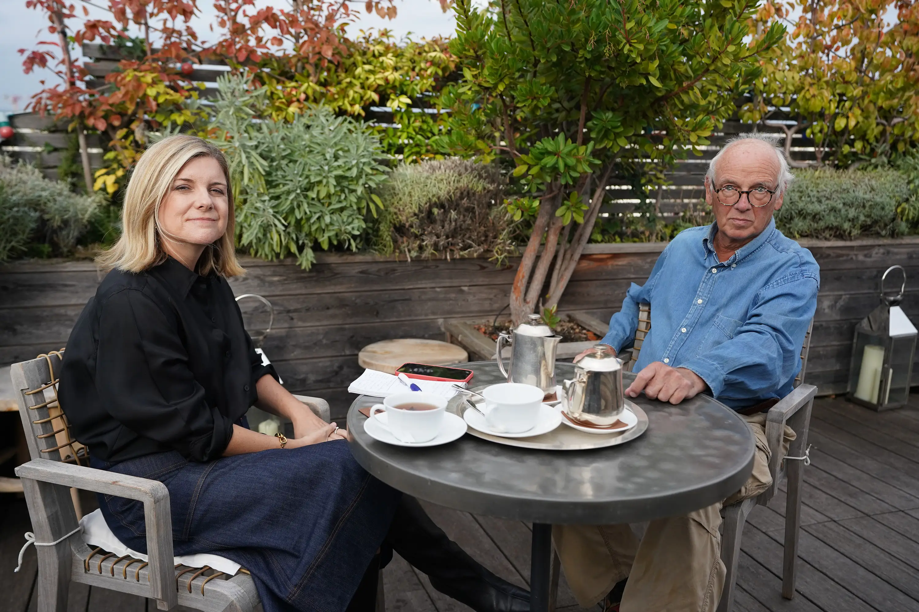 Journalist Laura Collins researched the identity of the 'Eileen' in the photograph before sitting down with Bourgoin (National Geographic/Ben Selkow)