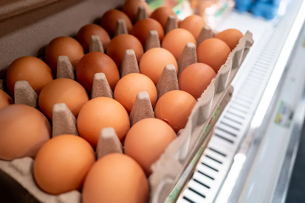 Brits are being urged to only eat raw or runny eggs that have been produced in the UK (Getty Stock Image)
