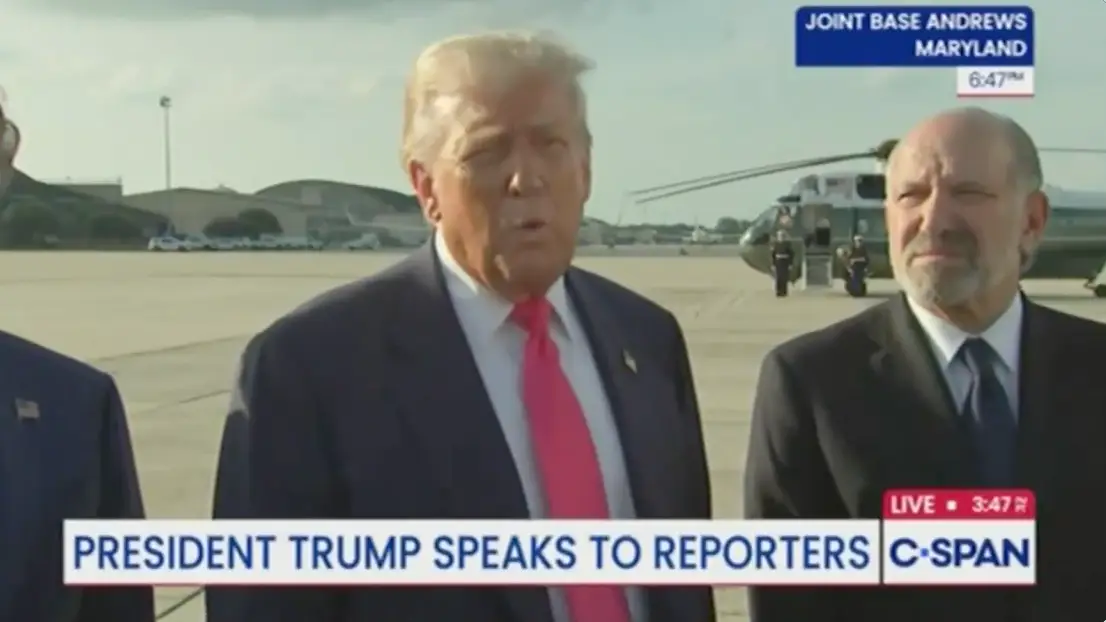 Donald Trump has seemingly hit out at his own supporters as he spoke about the Jeffrey Epstein case (C-Span)