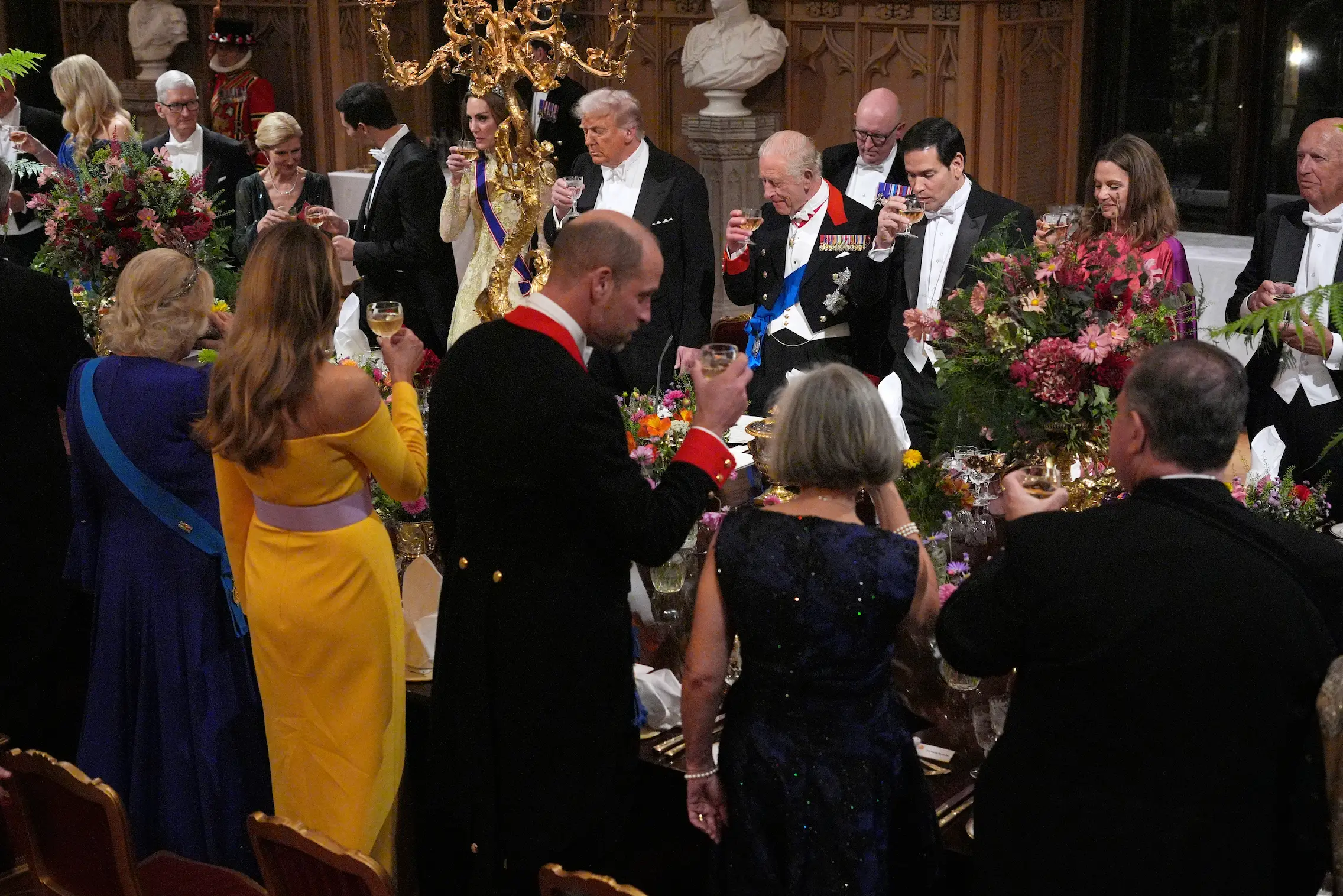 The state dinner took place on Wednesday (Yui Mok - WPA Pool/Getty Images)