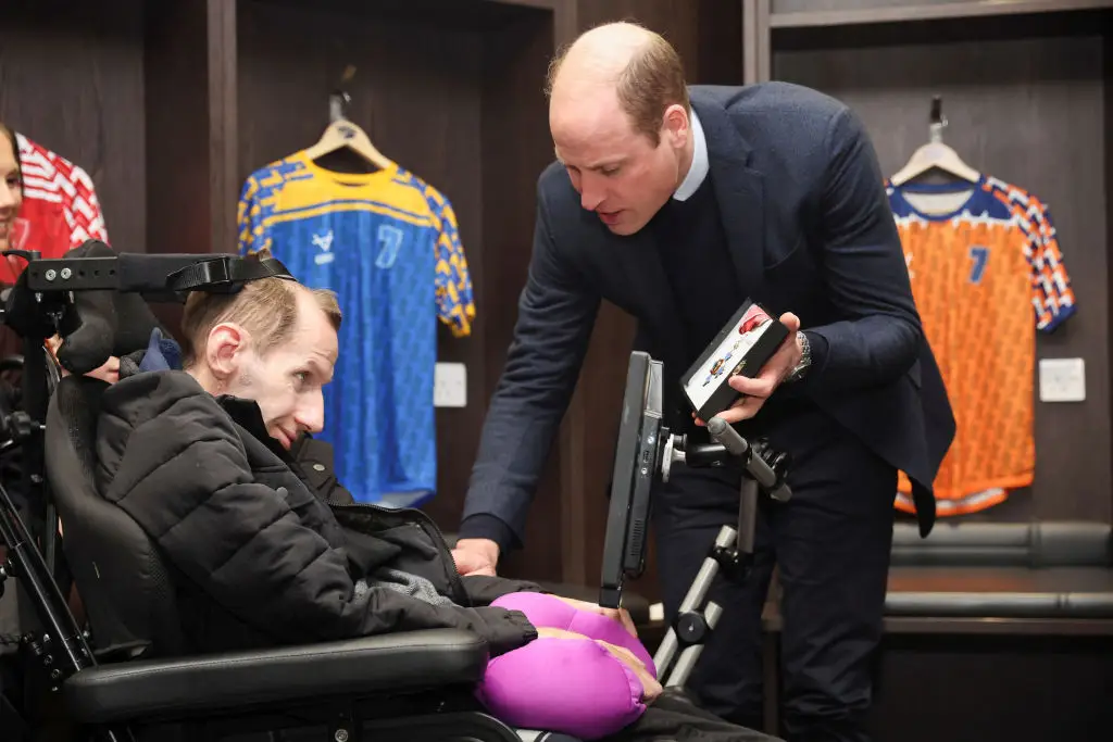 Prince William met Rob Burrow earlier this year (Phil Noble - WPA Pool/Getty Images)