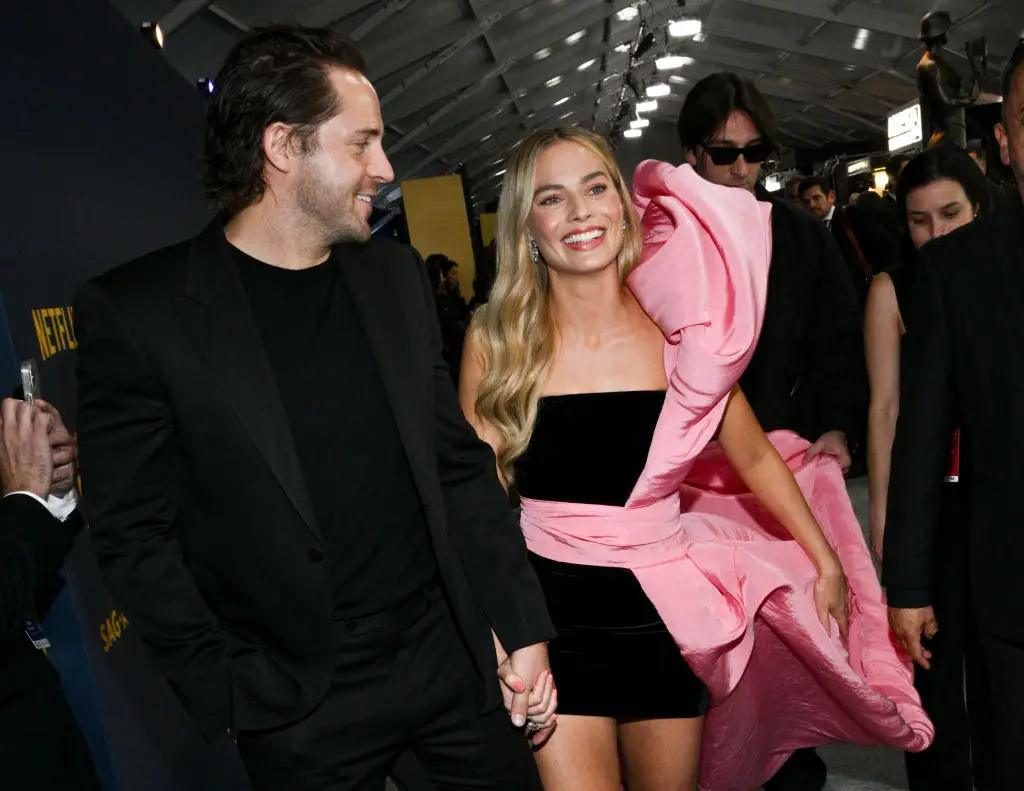 Margot Robbie and Tom Ackerley are expecting their first child together! (Michael Buckner/Variety via Getty Images)