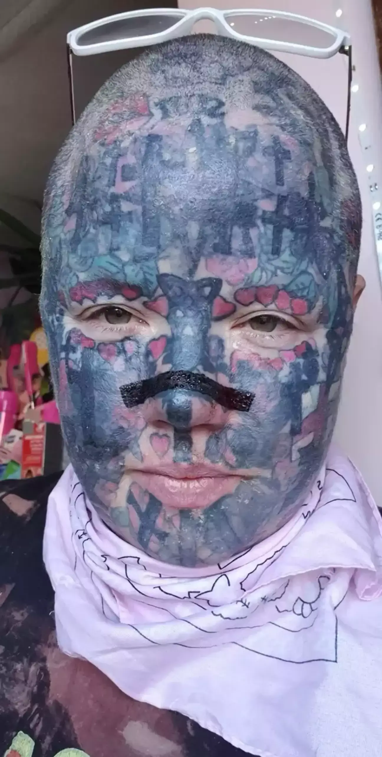 The tattooed mum says some artists have turned her away.