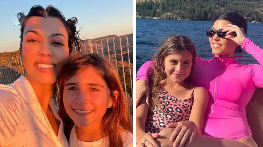 Kourtney Kardashian says she still sleeps in same bed as Penelope, 10