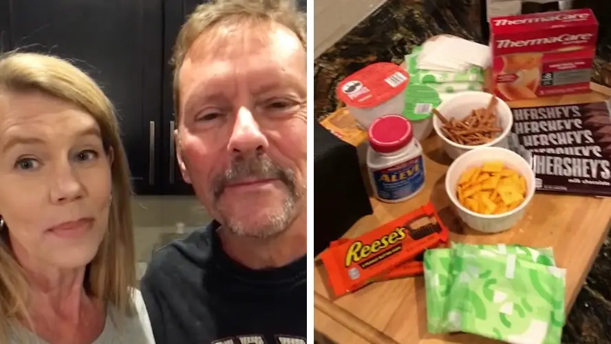 Parents praised for making their daughters period charcuterie boards