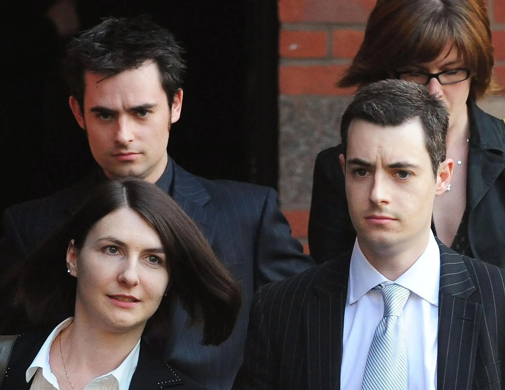 Anne lied to their sons Anthony and Mark Darwin, pictured here in 2008 (