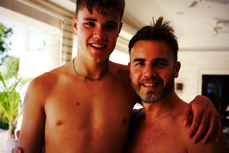 Gary Barlow and his son, Daniel, went viral on Twitter yesterday (Instagram/@danielbarlow)