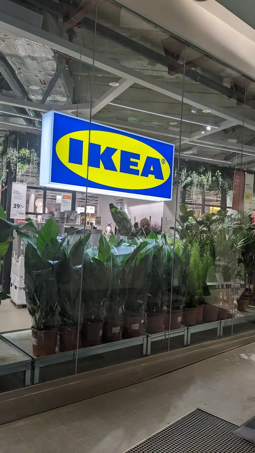 She even checked out a local IKEA.