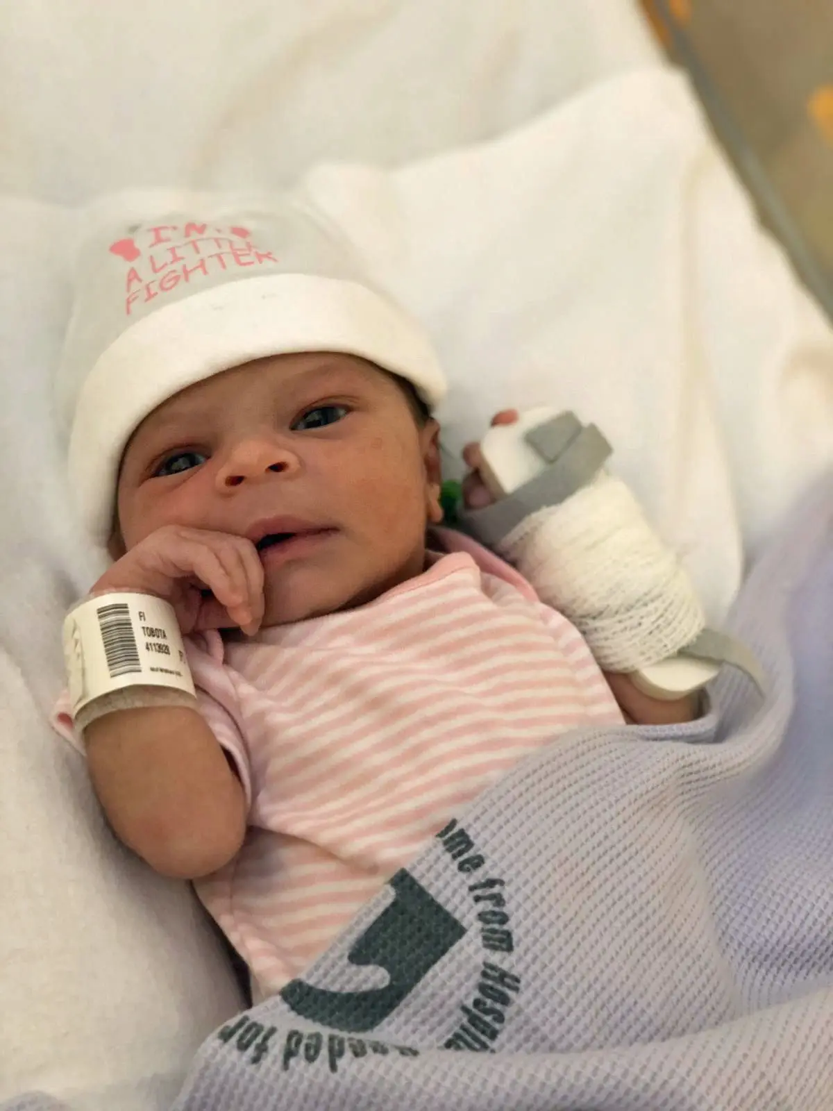 Nailah Ally was diagnosed with necrotising enterocolitis (NEC).