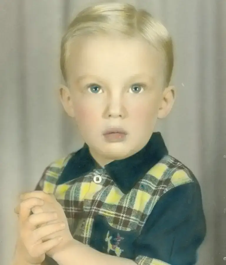 US President Donald Trump as a tot (Instagram/@realdonaldtrump)