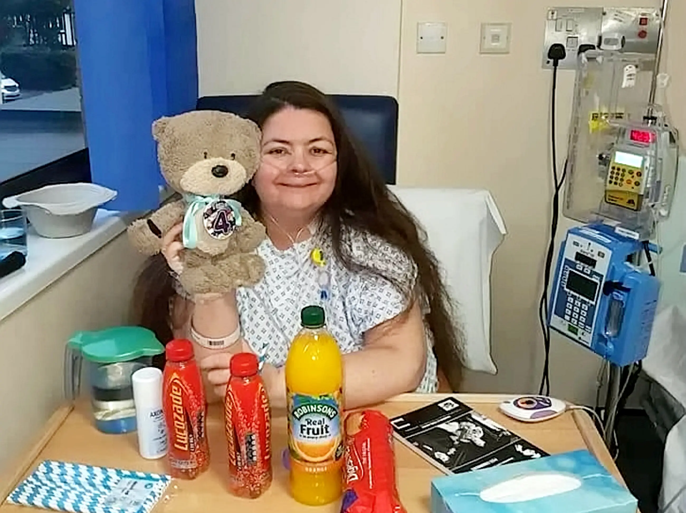 Karen's symptoms were initially thought to have been brought on her by chemo.