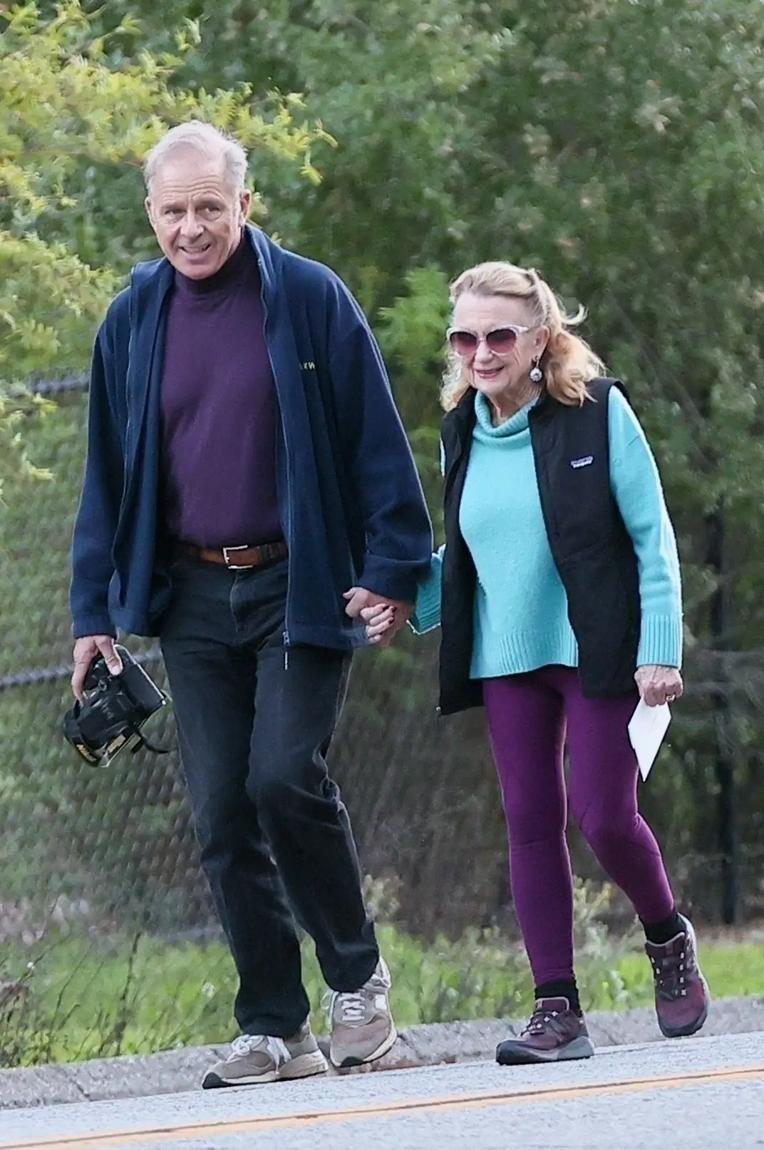 Last month, the celebrity couple were spotted holding hands during a walk together (Backgrid)