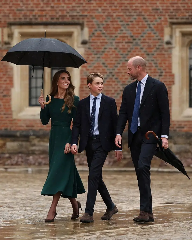 Today was Prince George's first day at Eton College (ADRIAN DENNIS/Getty Images)