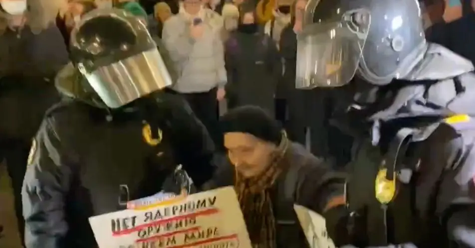 The shocking video has gone viral online. (