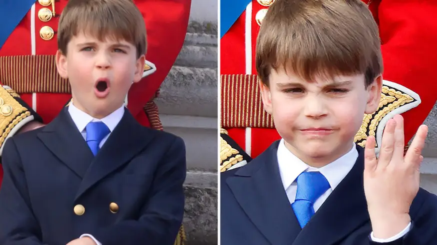 Lip-reader works out what Prince Louis actually said to Kate as he stole show at King's birthday parade