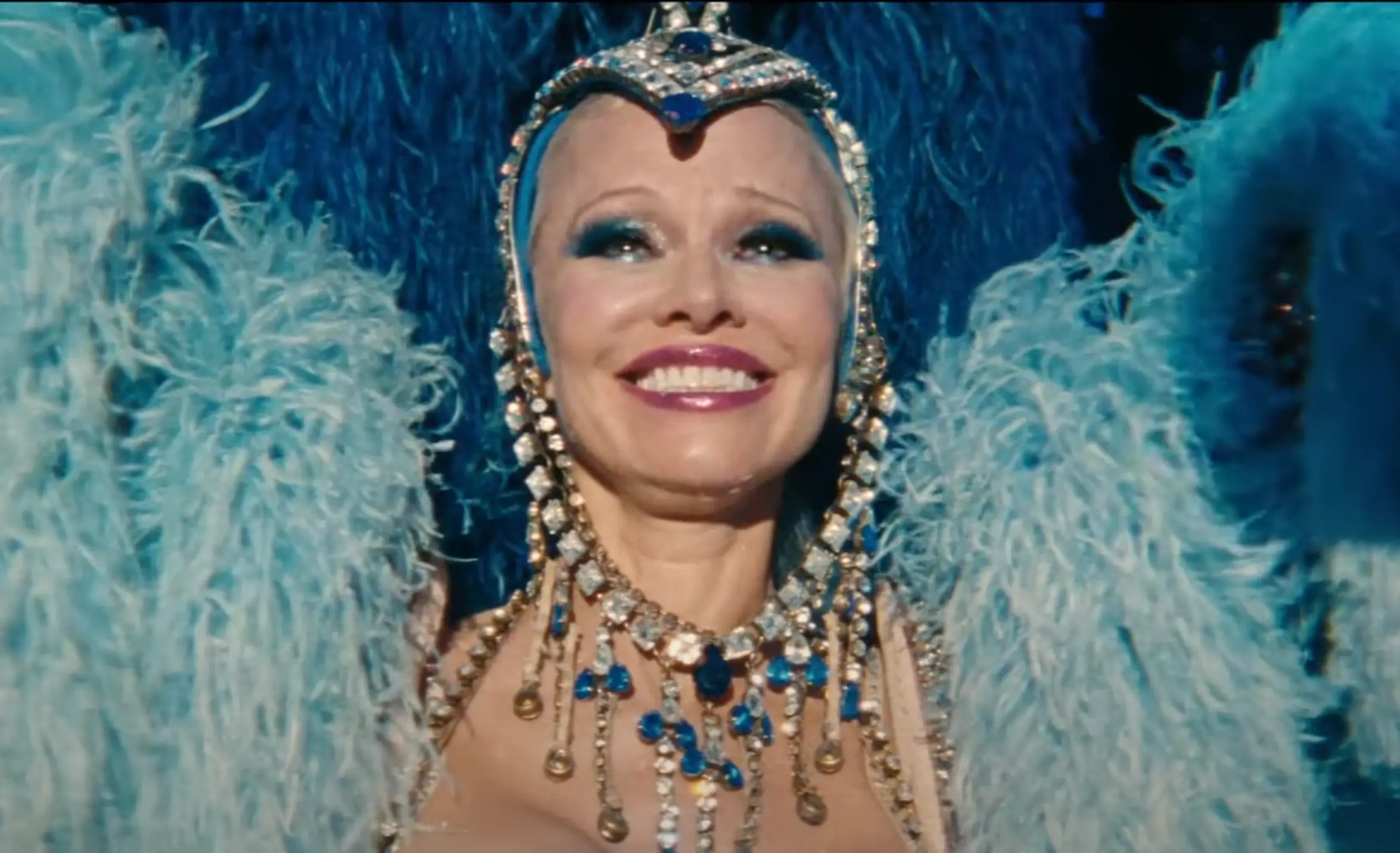 Anderson in The Last Showgirl which hits cinema early in 2025 (Roadside Attractions)