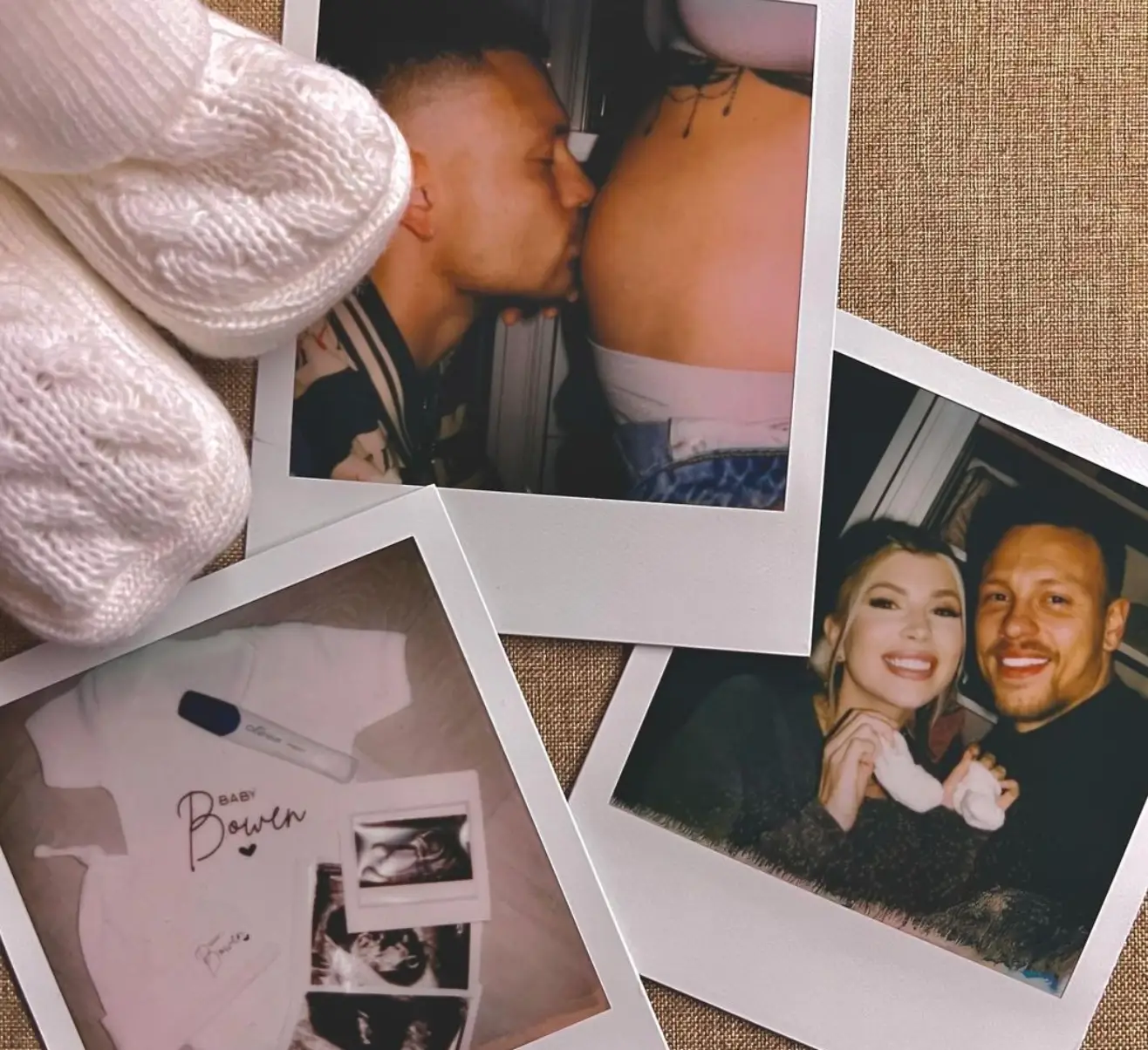 The pair announced their happy news on New Year (