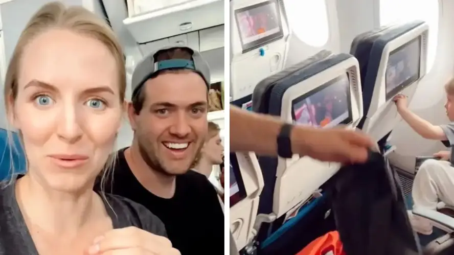 Mum praised for way she asked stranger to switch plane seats so her family could sit together