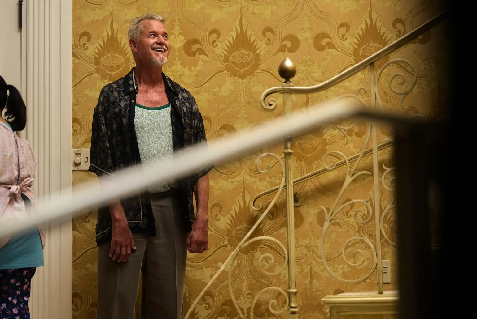 The late actor, pictured here in season three, portrayed Nate's dad, Cal Jacobs, throughout the show's entirety (Eddy Chen/HBO)