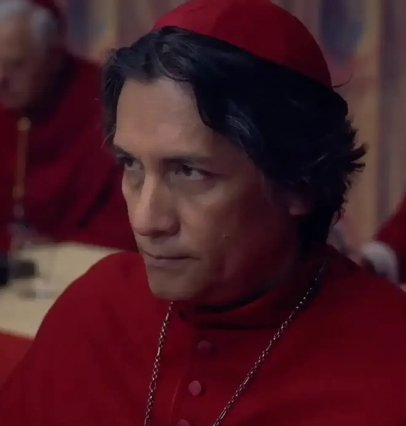 Carlos Diehz as Cardinal Vincent Benitez (Focus Features)