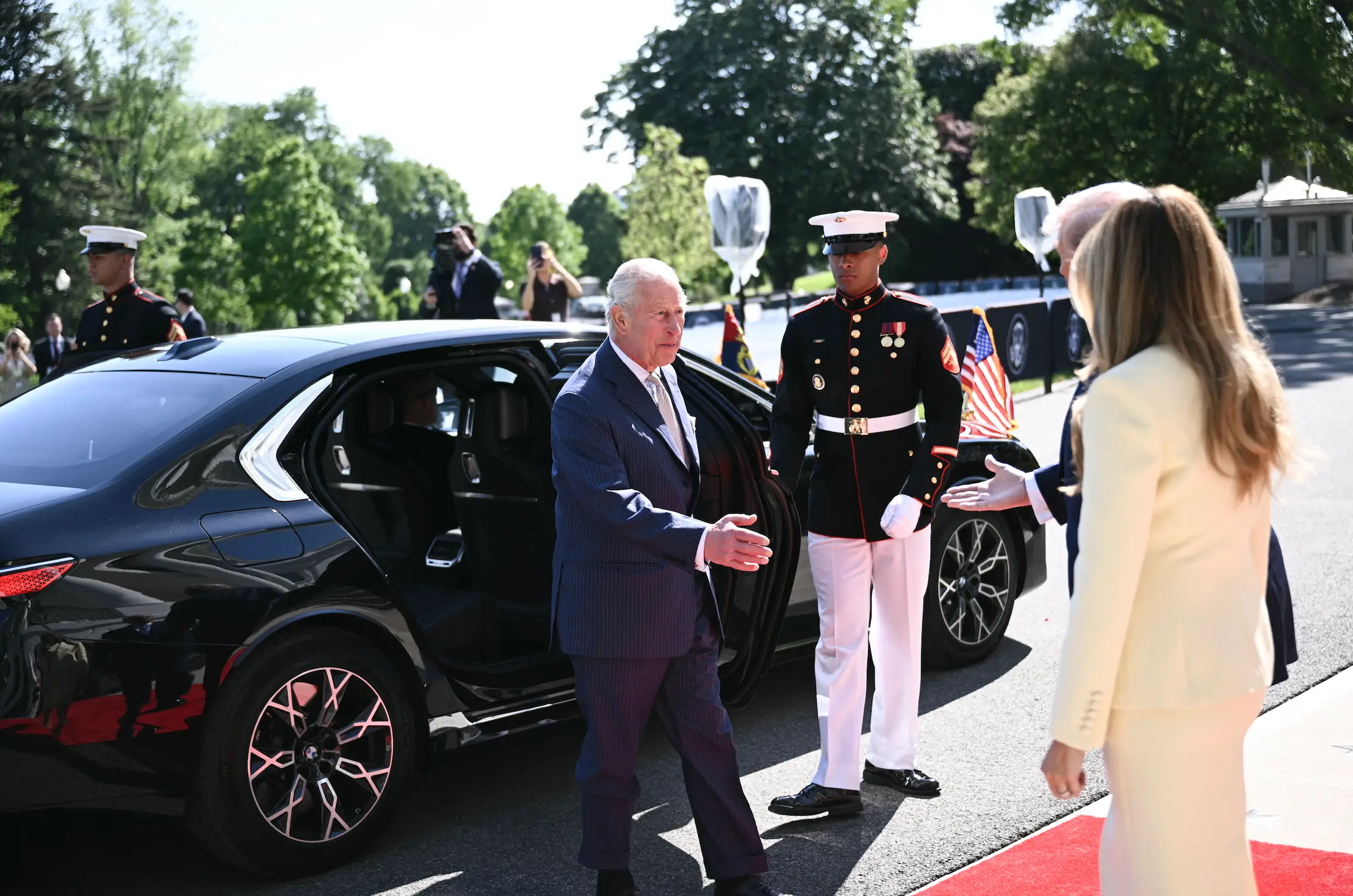 Charles was praised for standing firm (Brendan SMIALOWSKI / AFP via Getty Images)