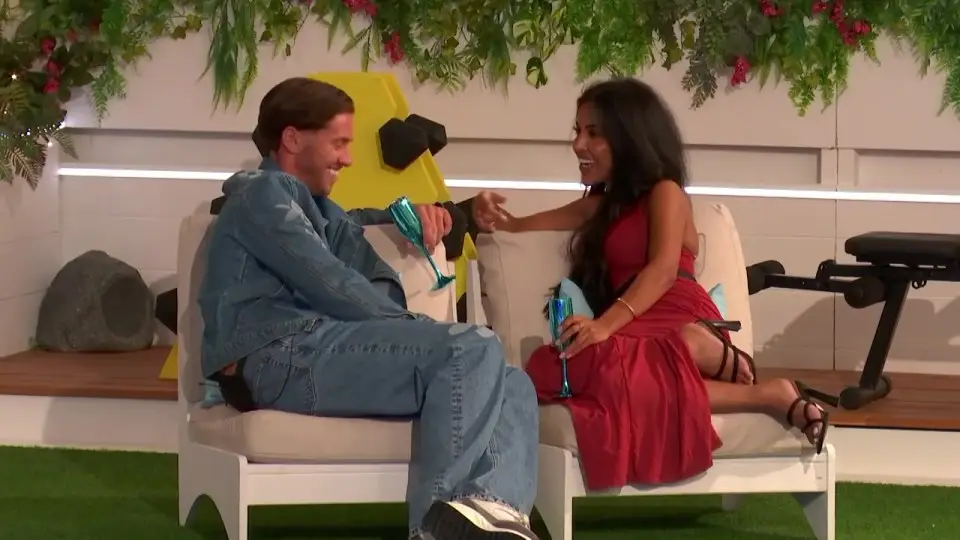 Love Island's sleepover returned on Wednesday (ITV)