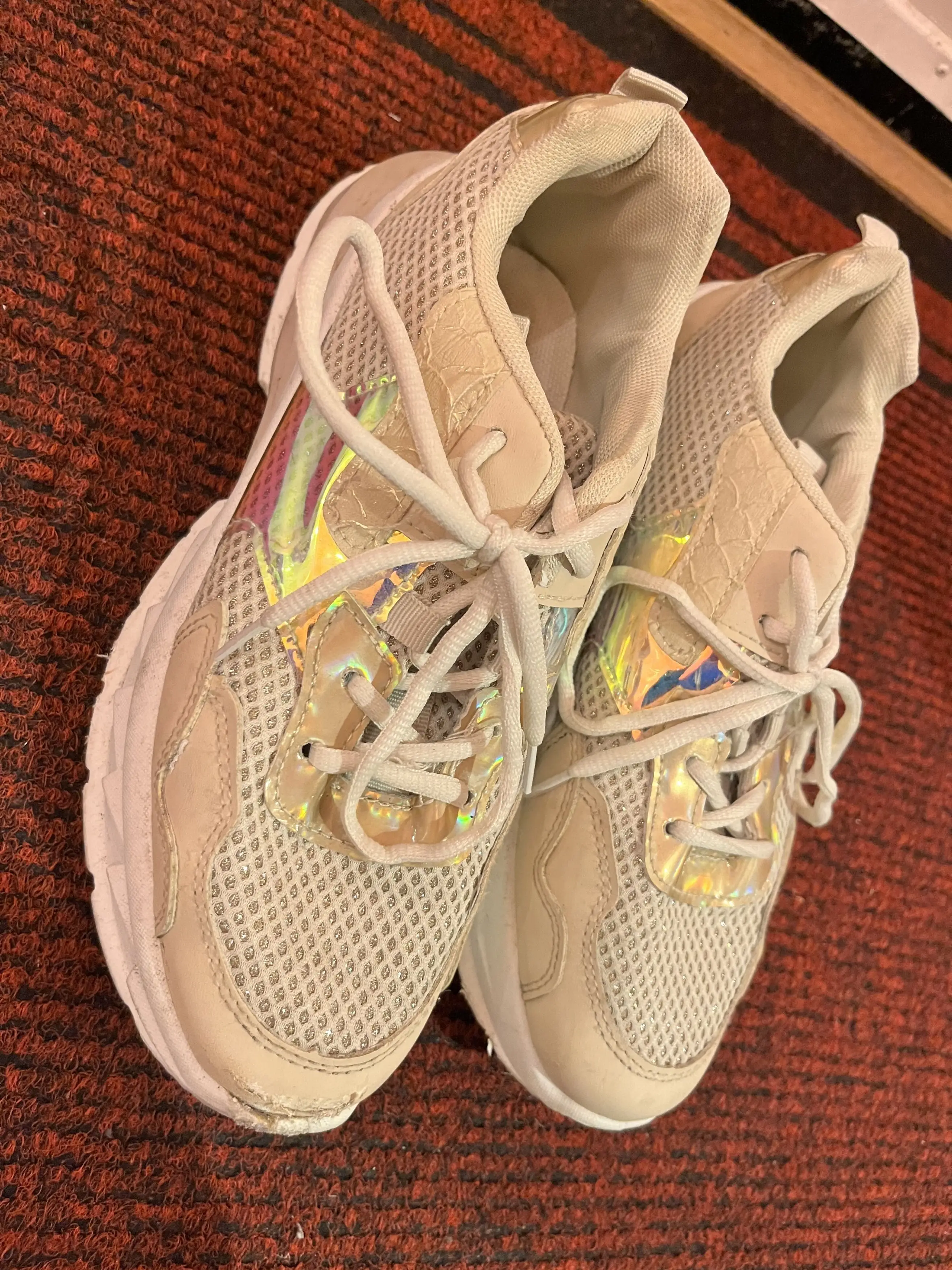 The £4 trainers she bought off Vinted weren't much fun to wear.