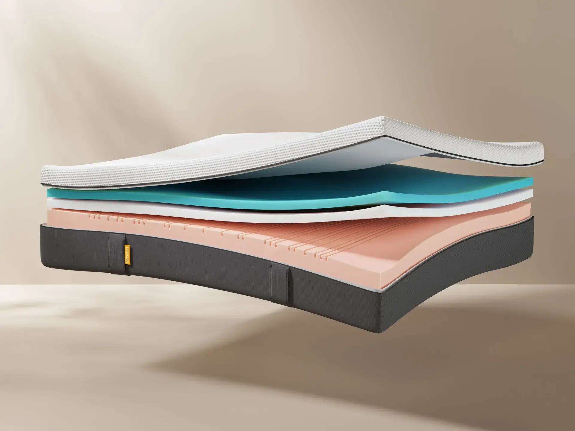 The award-winning mattress has 5 layers.
