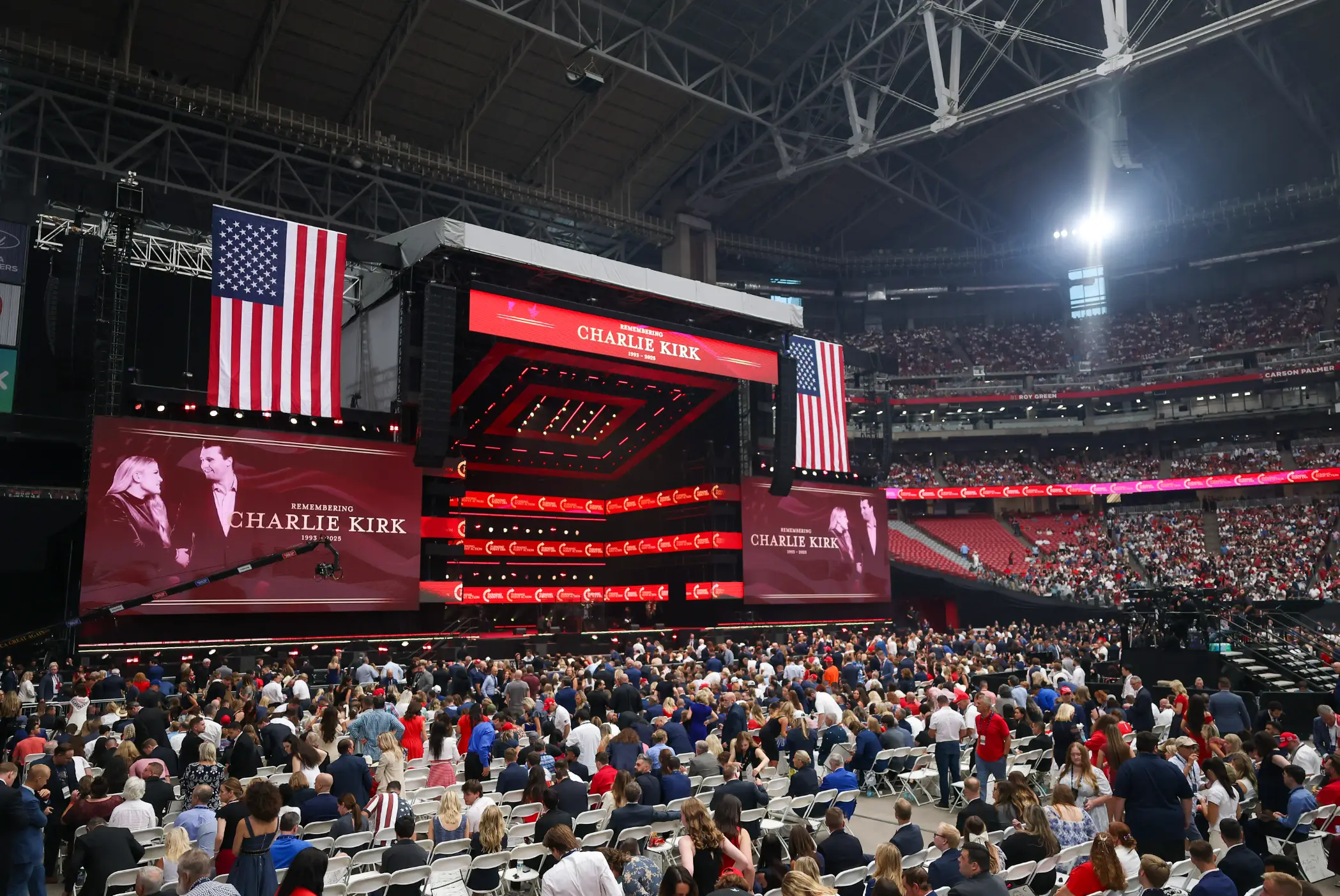 Charlie Kirk's funeral is taking place today in Glendale, Arizona (Eric Thayer/Getty Images)