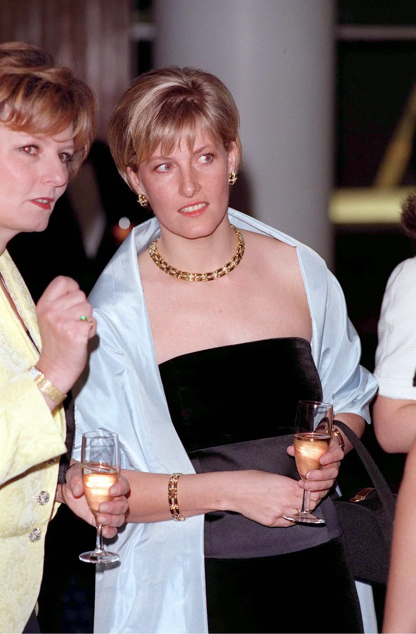 Sophie styled a similar hair-do at the time (Ken Goff/Getty Images)