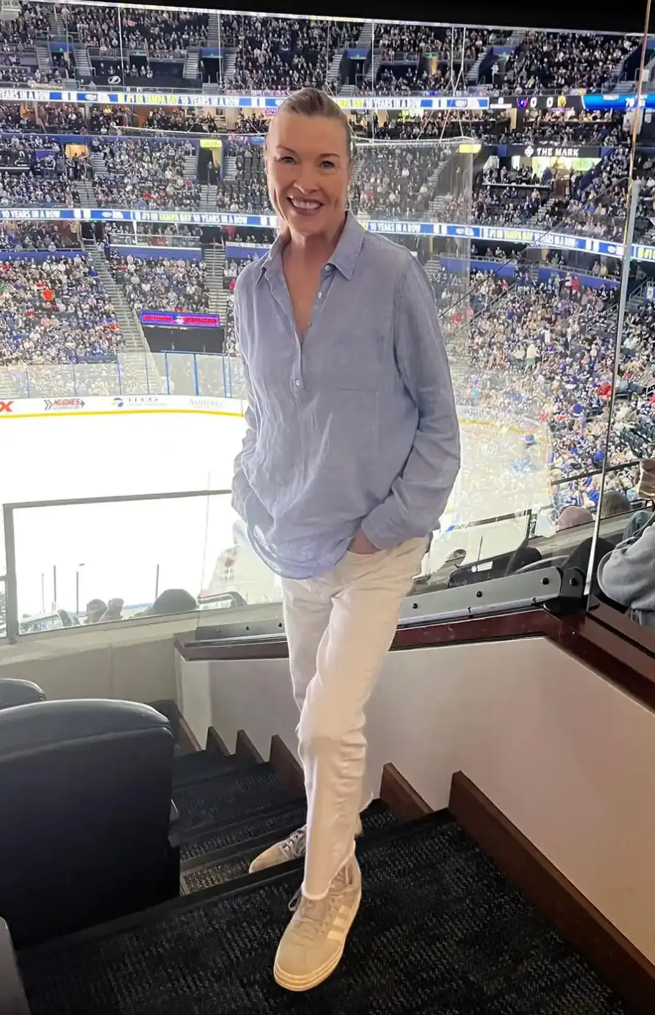 The mother-of-four went for an STI test after finding out about her husband's infidelities (Eileen McGill Fox)