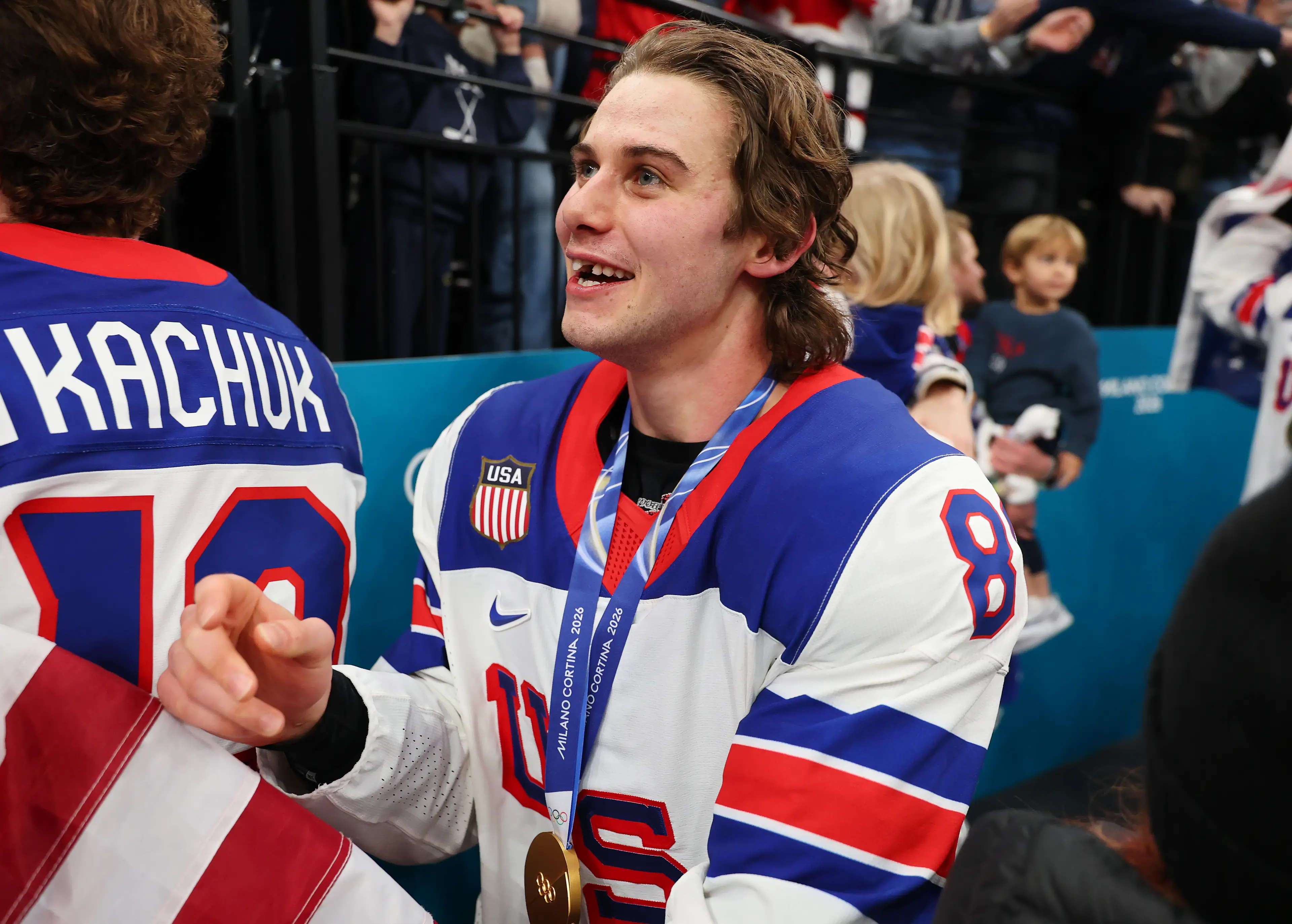 It comes after fellow team member Jack Hughes also spoke out on the matter (Gregory Shamus/Getty Images)