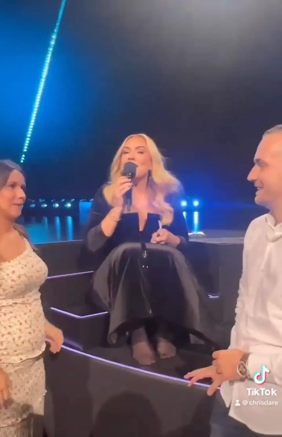 The British singer took part in a touching genre reveal.