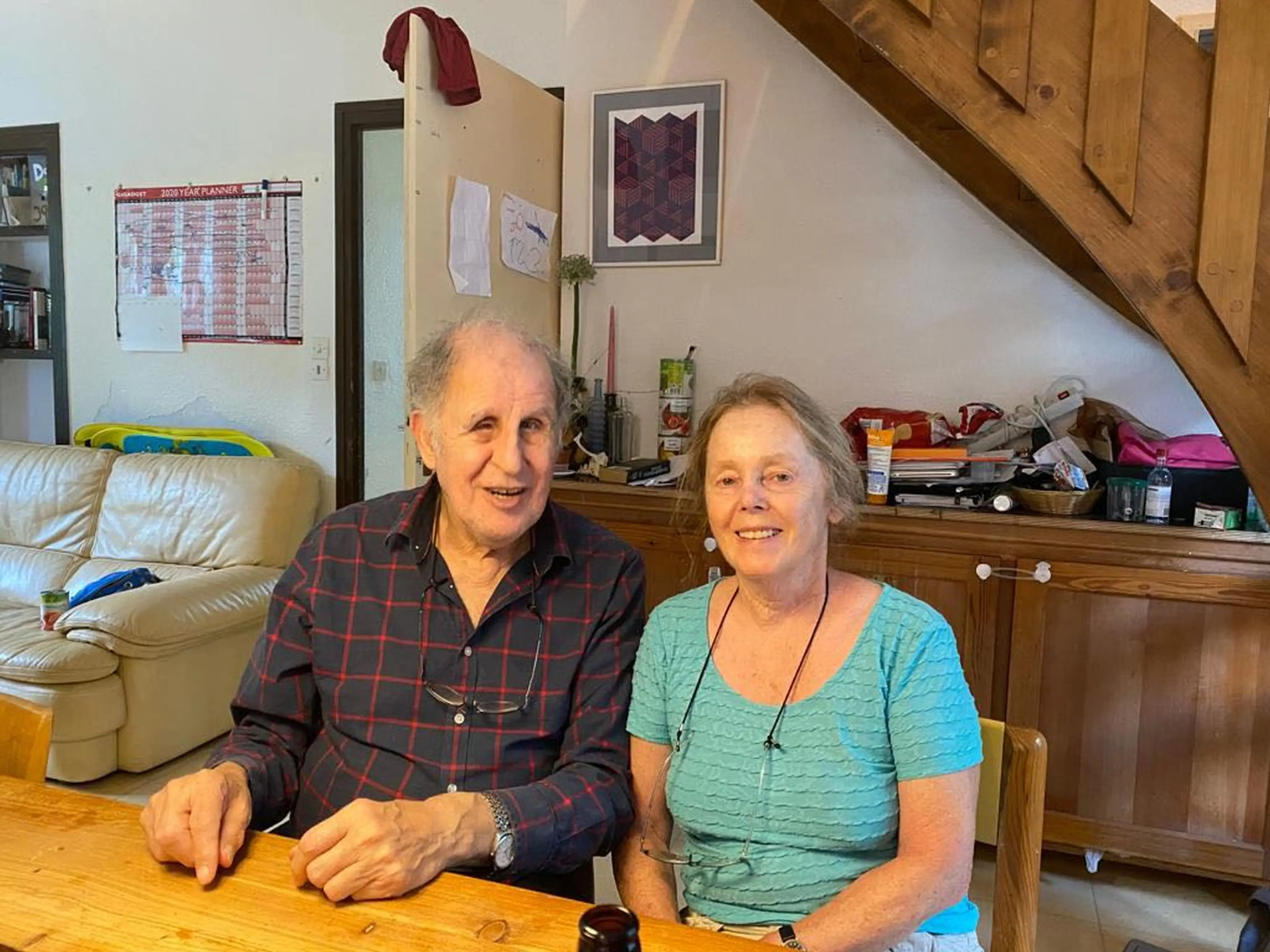 Peter and Ruth were charged £110 by Ryanair to check in.