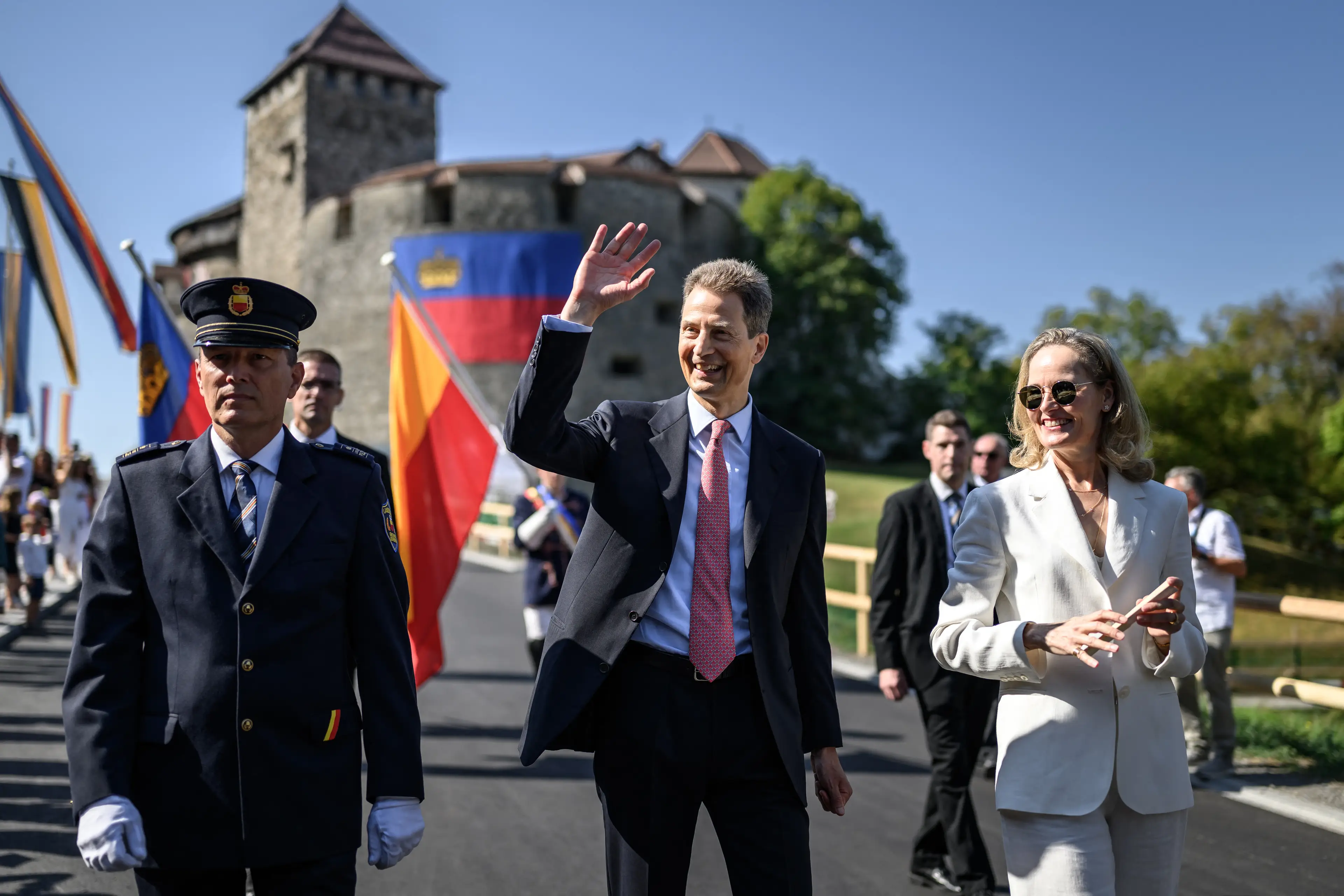 Liechtenstein's Hereditary Prince Alois has three sons (Fabrice COFFRINI / AFP via Getty Images)