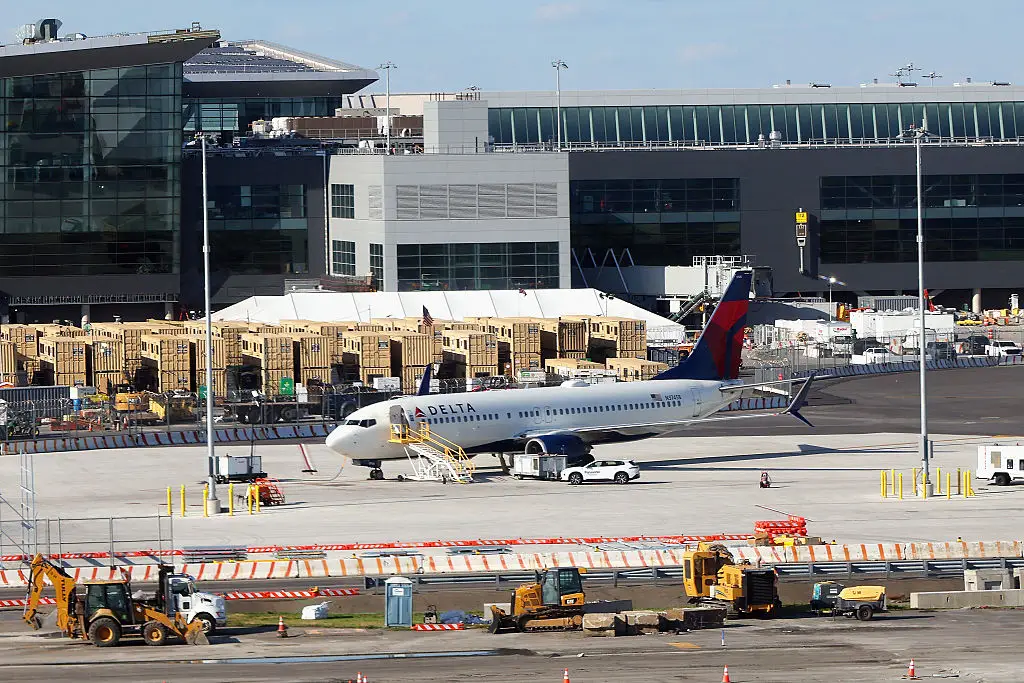 Blair was taken from her JFK Delta flight to hospital, say officials (Photo by Bruce Bennett/Getty Images)