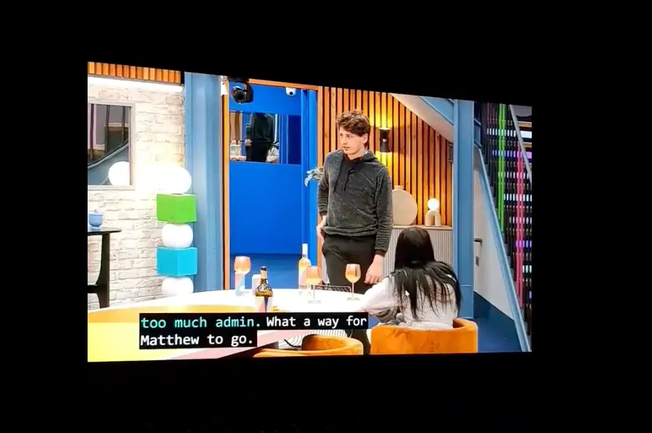 The live-feed failed to put the 'birdsong' over the finalists' conversation.