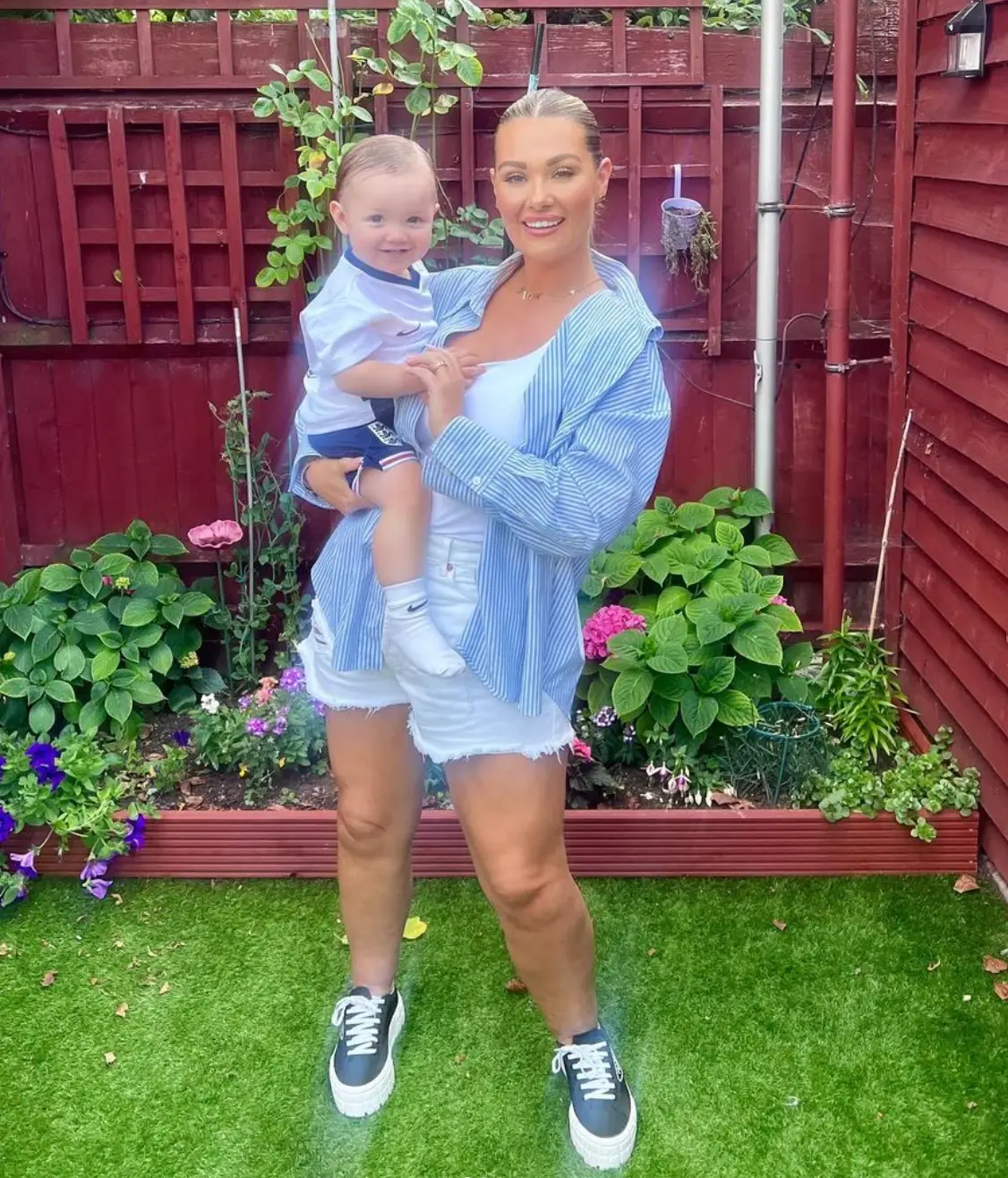 Shaughna shares one-year-old daughter Lucia with jailbird ex Billy Webber. (Instagram/@shaughnaphillips)