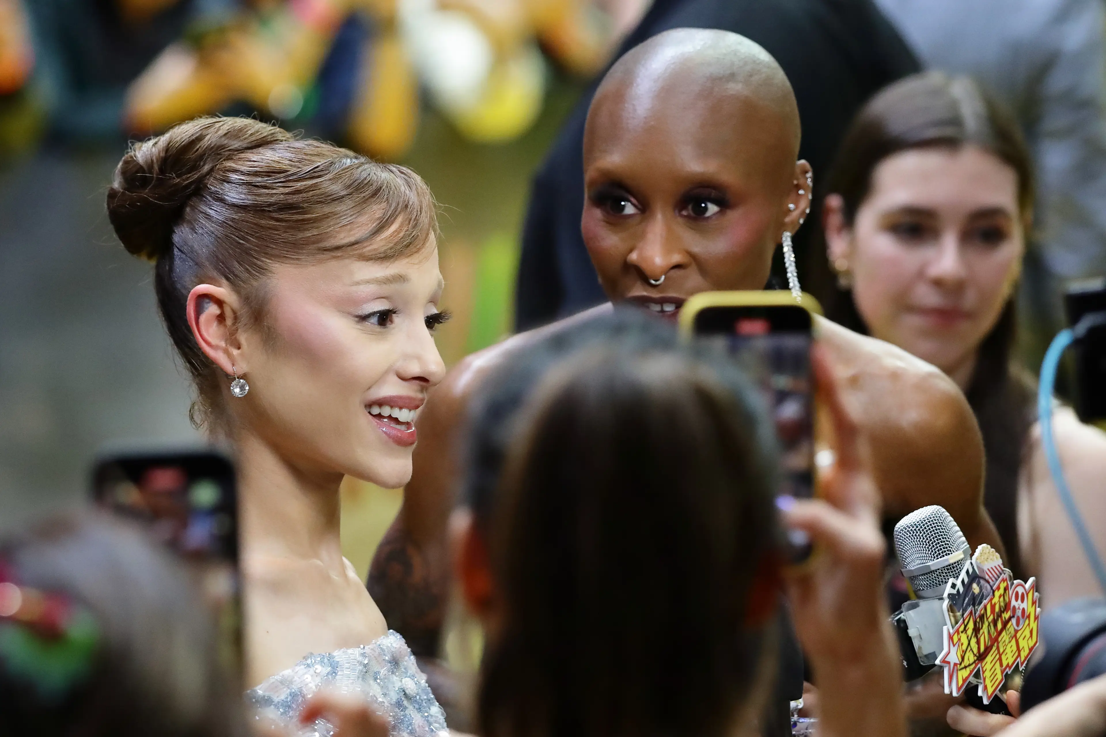 Cynthia Erivo rushed to her friend's defence during the Wicked: For Good premiere in Singapore (Suhaimi Abdullah/Getty Images)