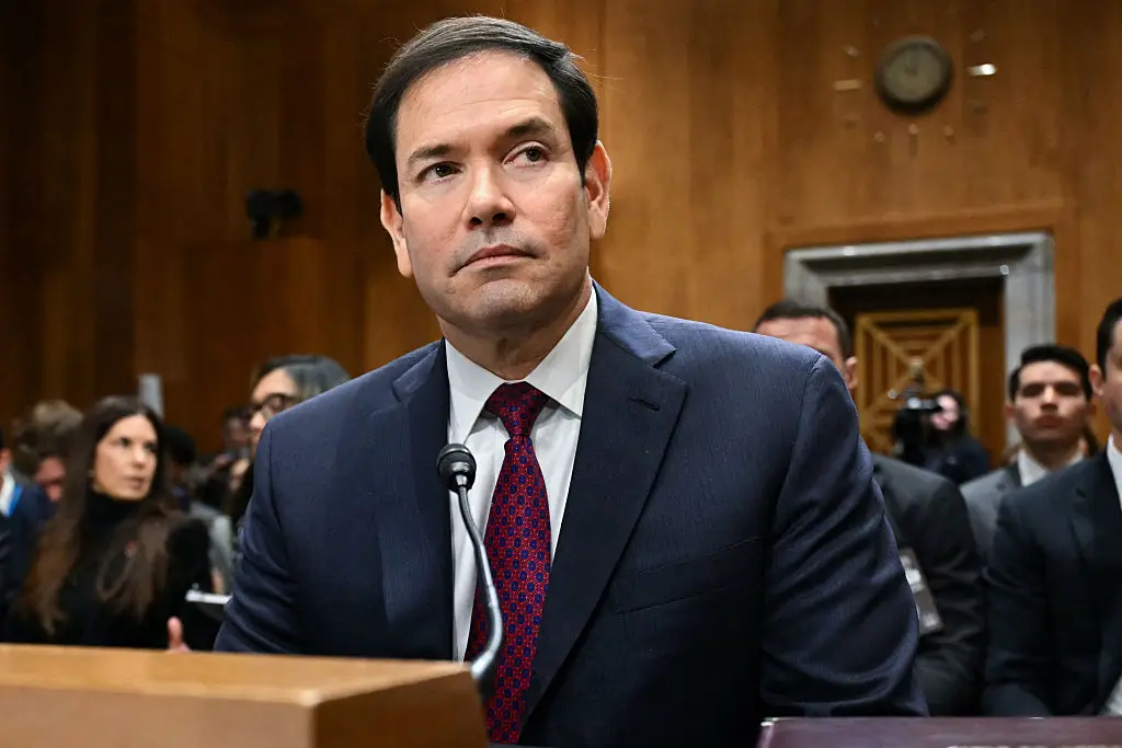 Marco Rubio has revealed why he hides from Donald Trump during flights (SAUL LOEB/Getty Images)