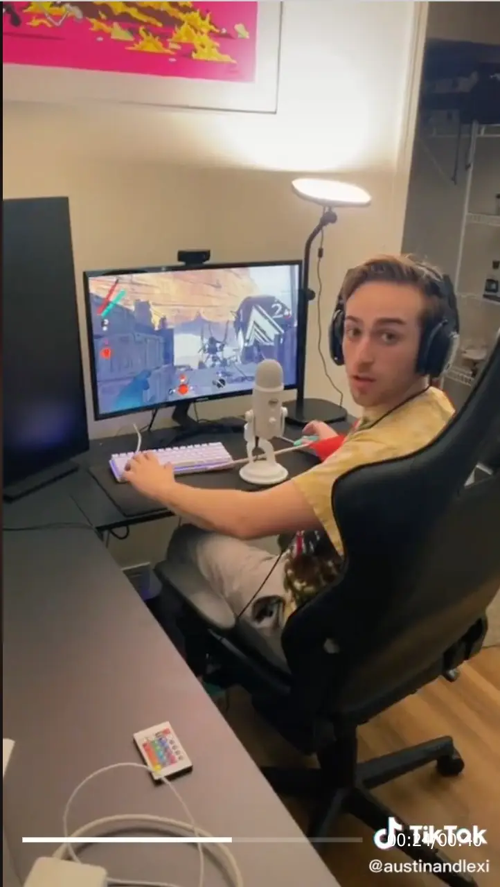 “Poor guy looks traumatized,” a different person noted (TikTok @austinandlexi).