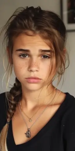 This AI image could be Justin and Hailey's daughter. 