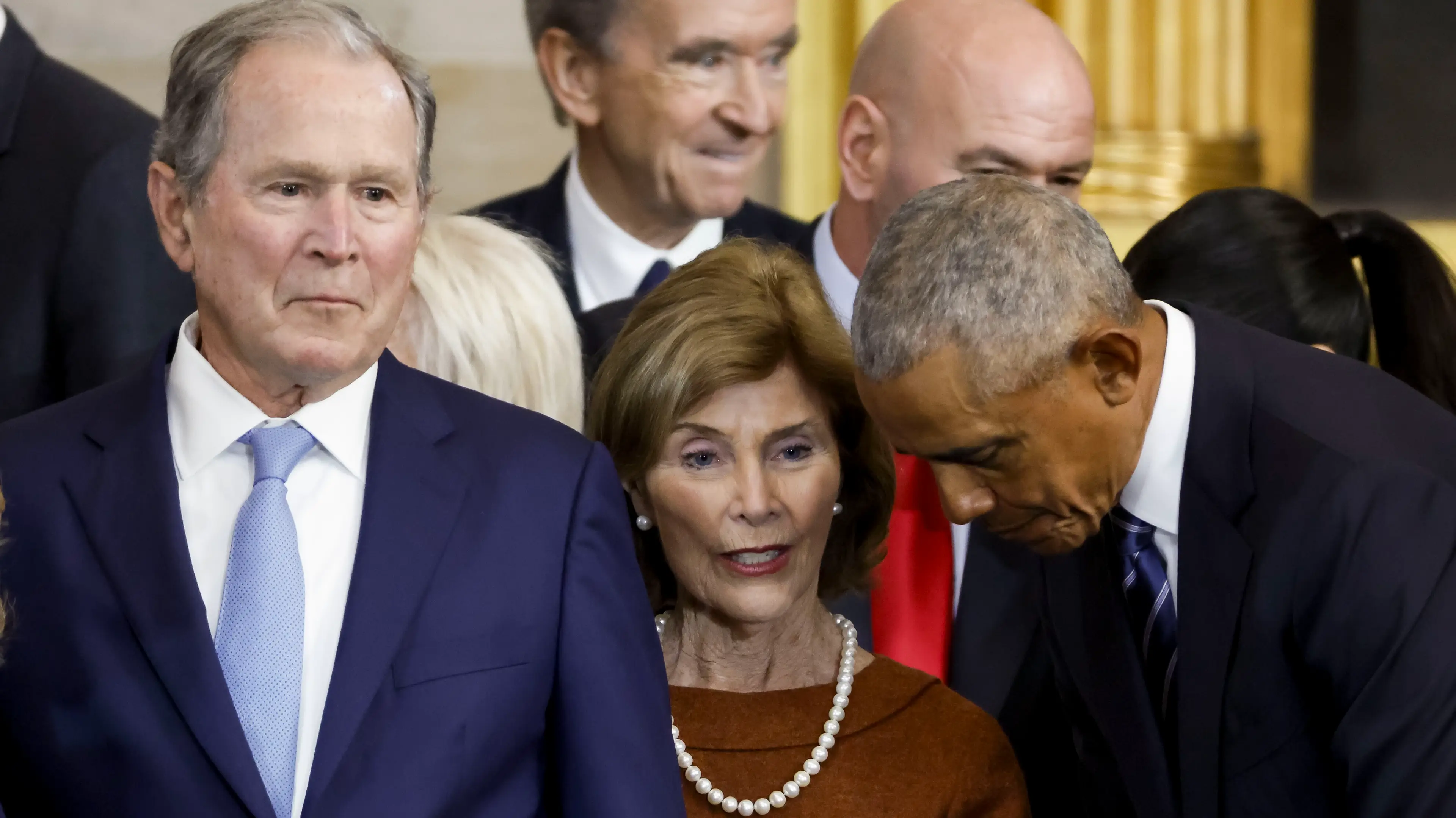 George W. Bush's daughter speaks out on ‘bad influence’ Barack Obama after lip reader 'exposed' inauguration conversation