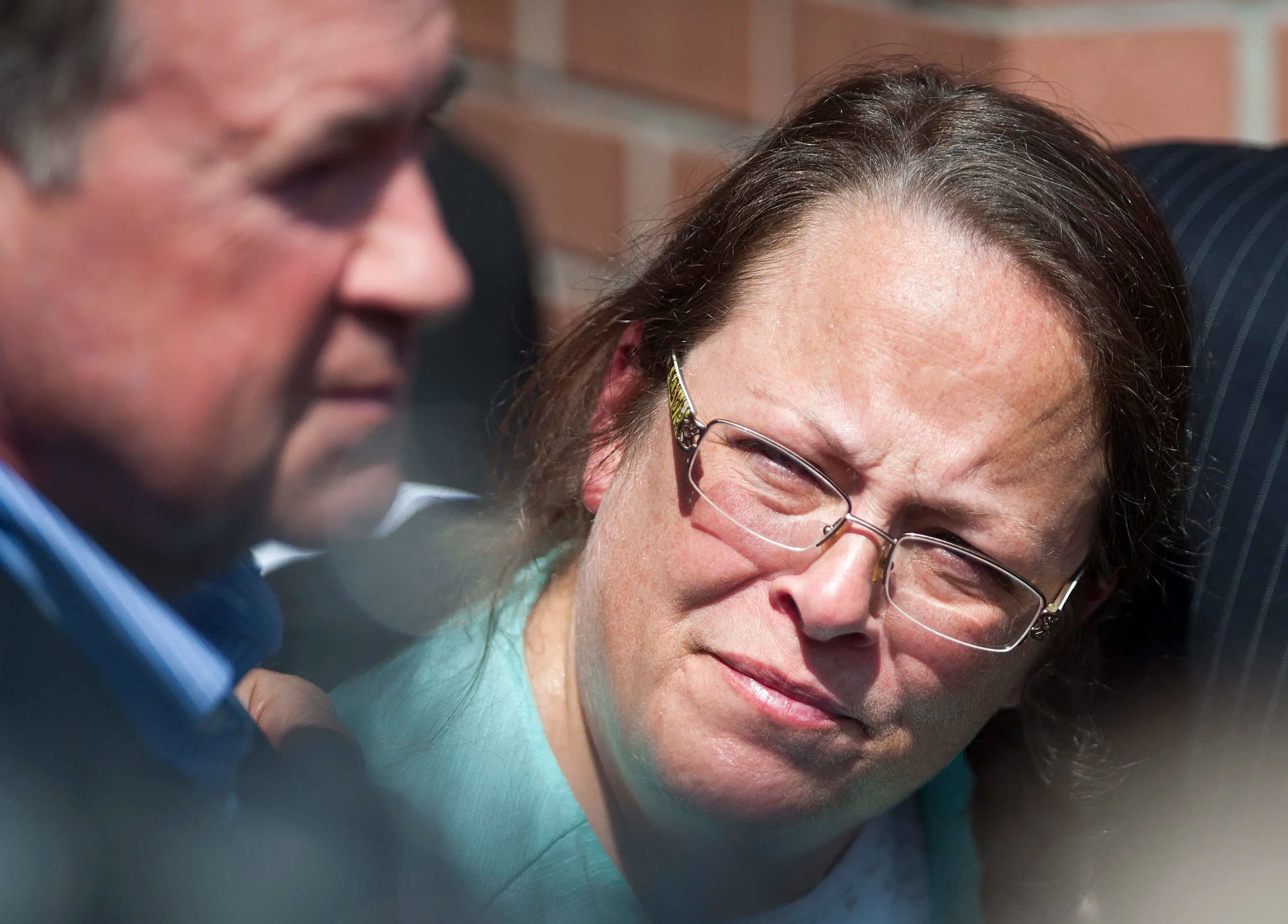 Davis has been accused of hypocrisy when it comes to her stance on marriage (Ty Wright/Getty Images)