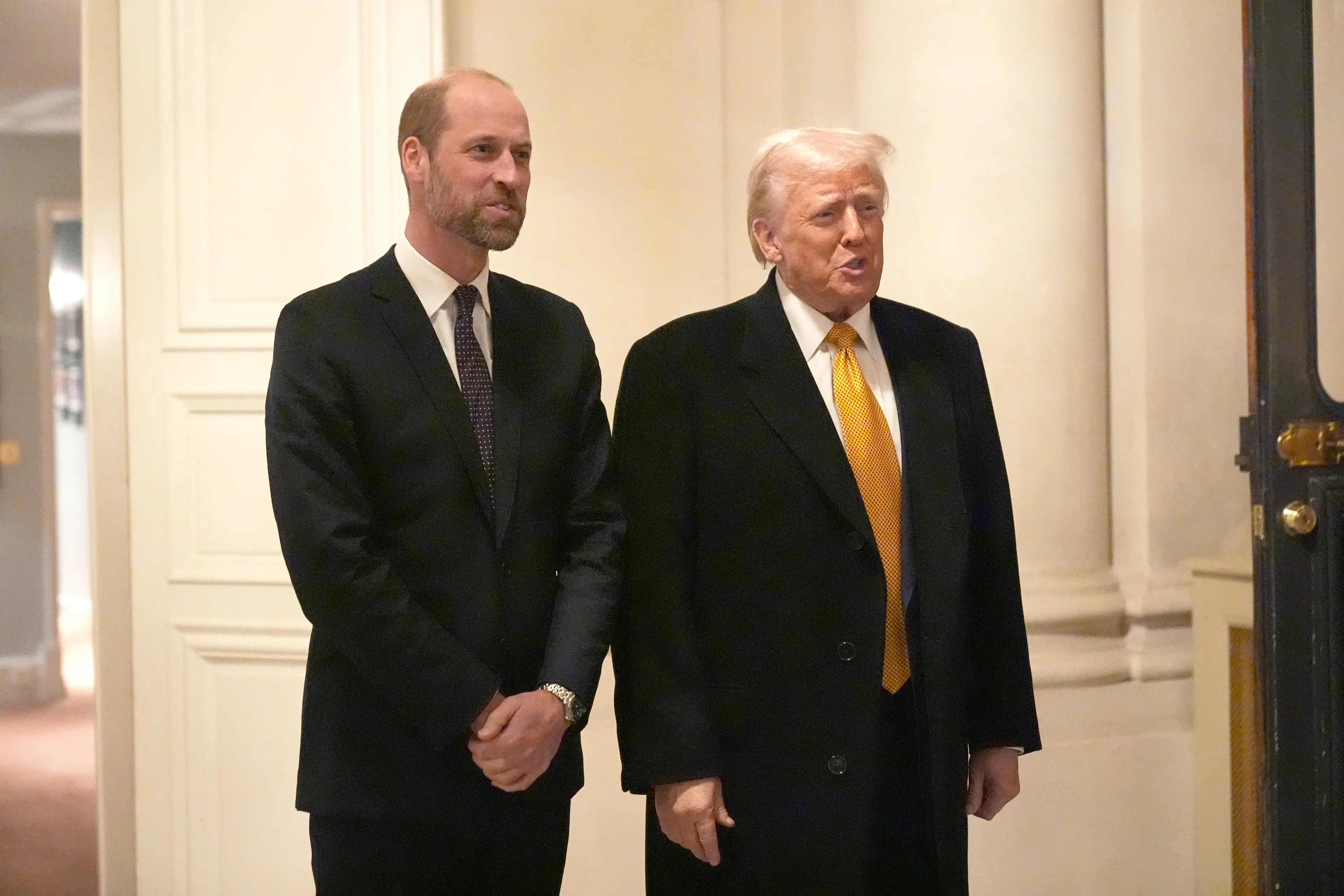 Prince William had been busy hosting Donald Trump on a state visit (Aaron Chown - Pool/Getty Images)