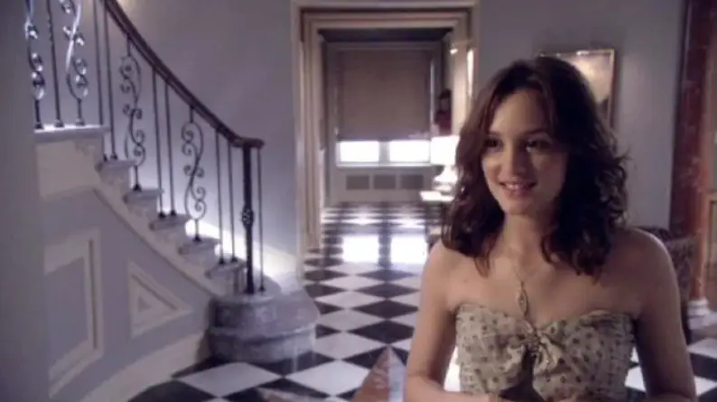 Blair Waldorf plotting mischief as per usual in her penthouse (
